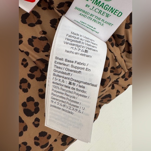 J.Crew Crewcuts Girls' metallic cropped puffer jacket with PrimaLoft - Picture 4 of 12